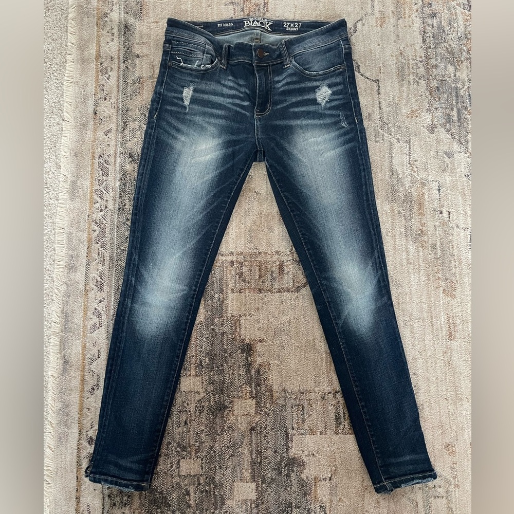 Buckle Black Skinny jeans